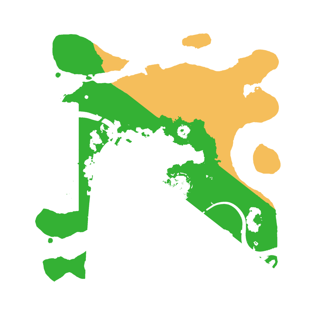 Biome Rust Map: Procedural Map, Size: 2500, Seed: 2500000