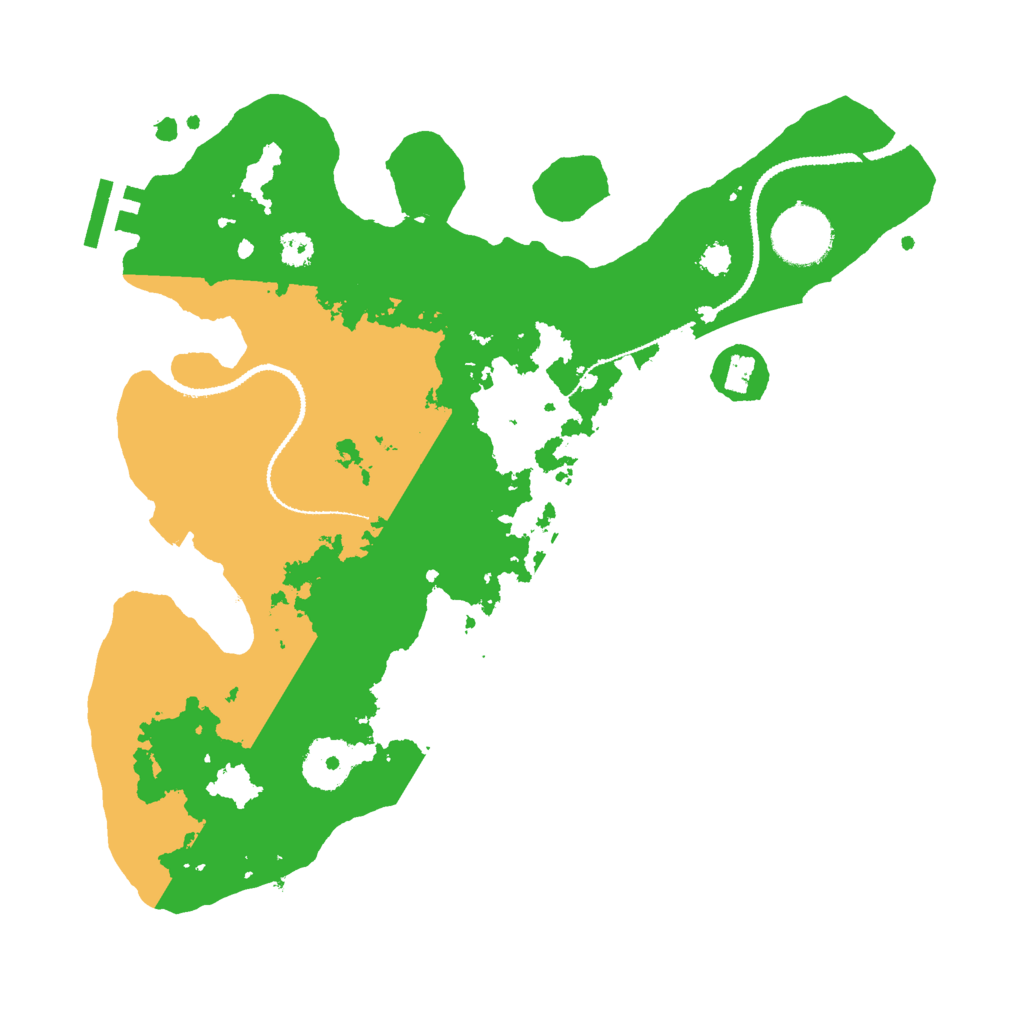 Biome Rust Map: Procedural Map, Size: 3000, Seed: 1951