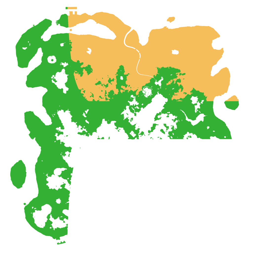 Biome Rust Map: Procedural Map, Size: 4500, Seed: 312988742