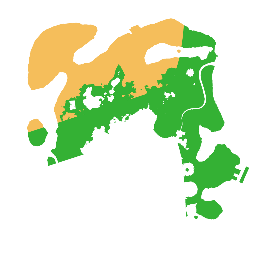 Biome Rust Map: Procedural Map, Size: 3000, Seed: 26800