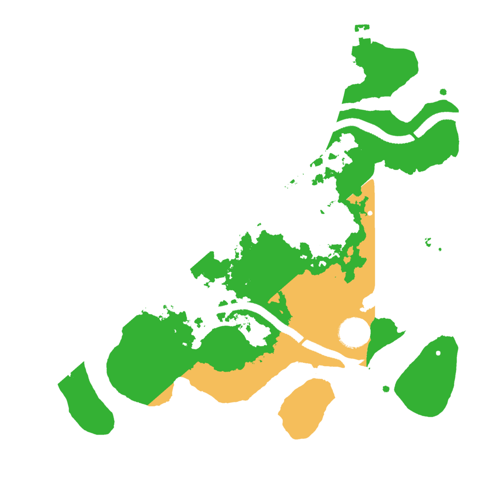 Biome Rust Map: Procedural Map, Size: 3000, Seed: 24429
