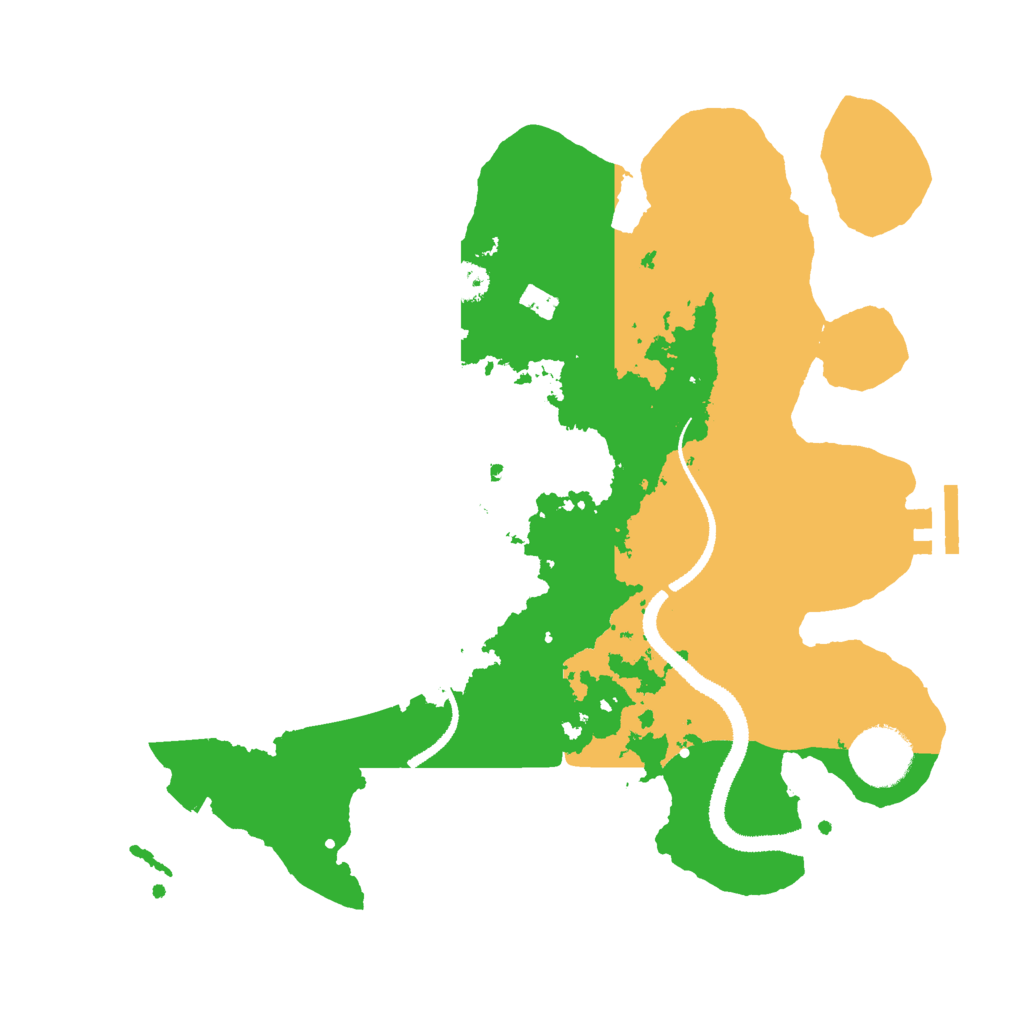 Biome Rust Map: Procedural Map, Size: 3000, Seed: 648251