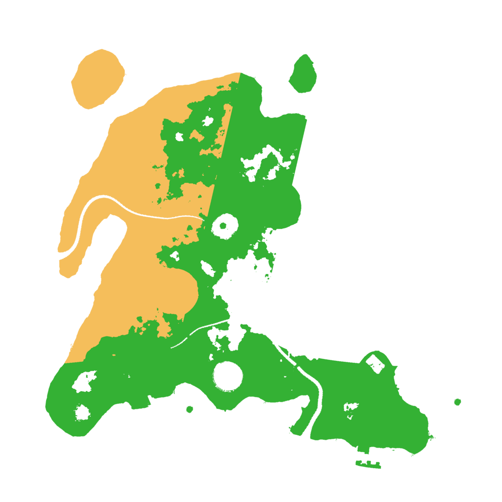 Biome Rust Map: Procedural Map, Size: 3000, Seed: 1586544951