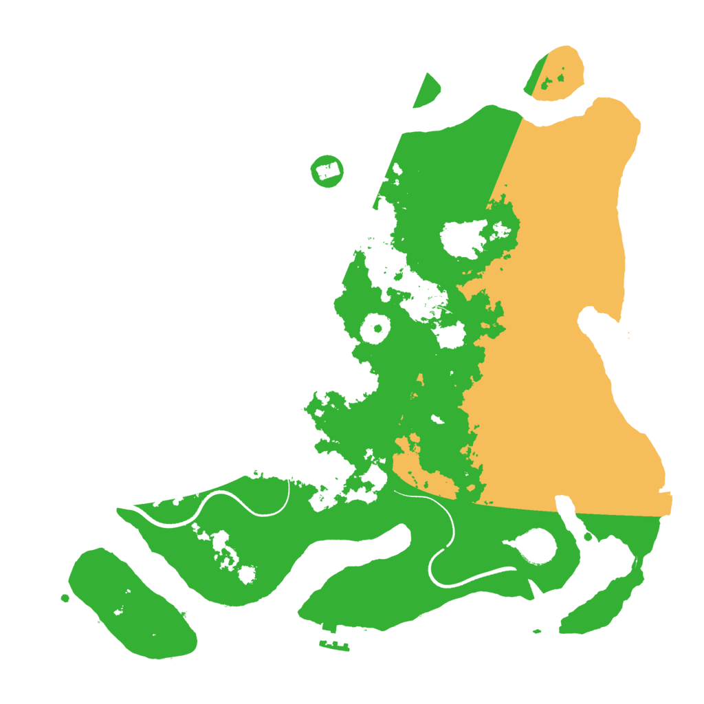 Biome Rust Map: Procedural Map, Size: 3500, Seed: 1892441772
