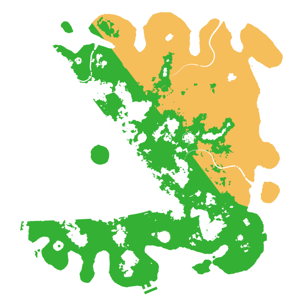Biome Rust Map: Procedural Map, Size: 4500, Seed: 456745