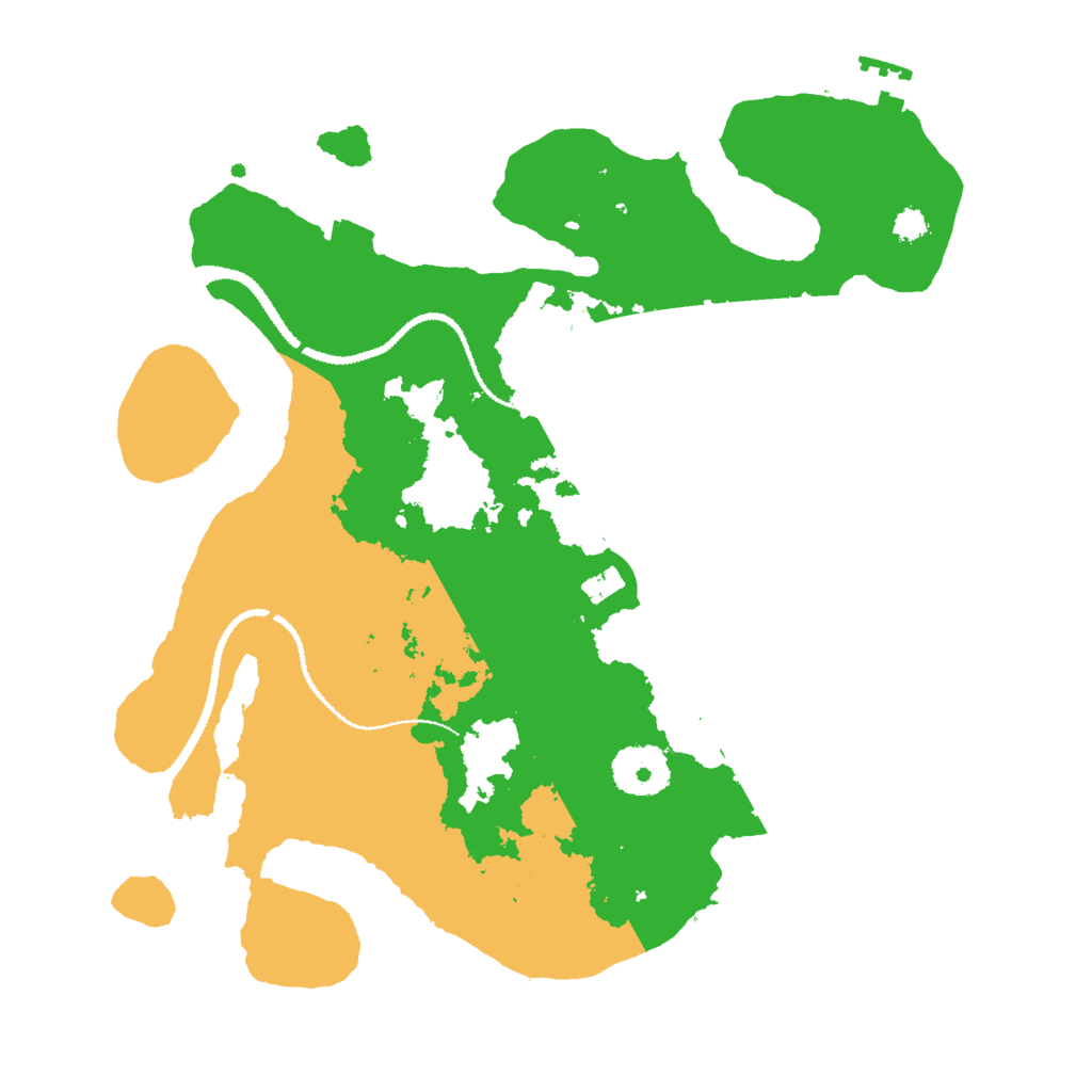 Biome Rust Map: Procedural Map, Size: 3000, Seed: 511089726