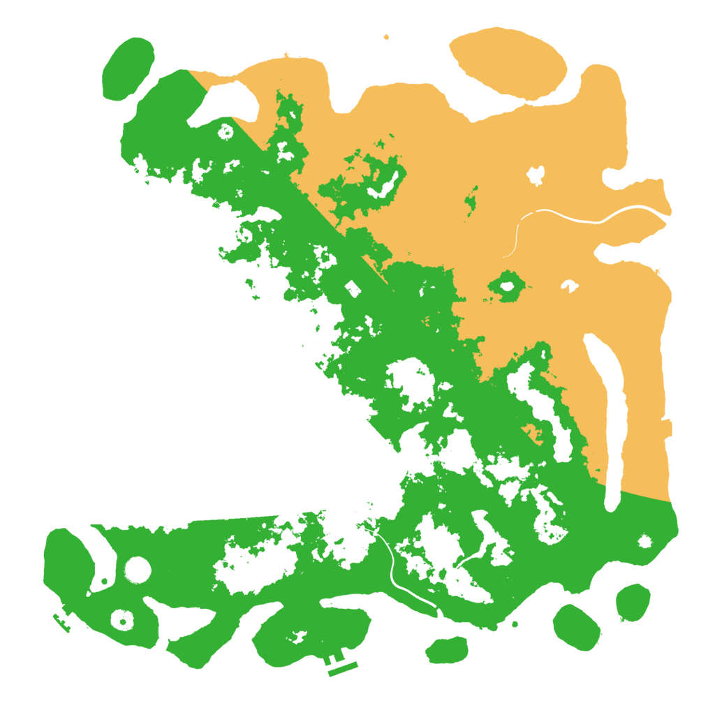 Biome Rust Map: Procedural Map, Size: 4750, Seed: 389866301