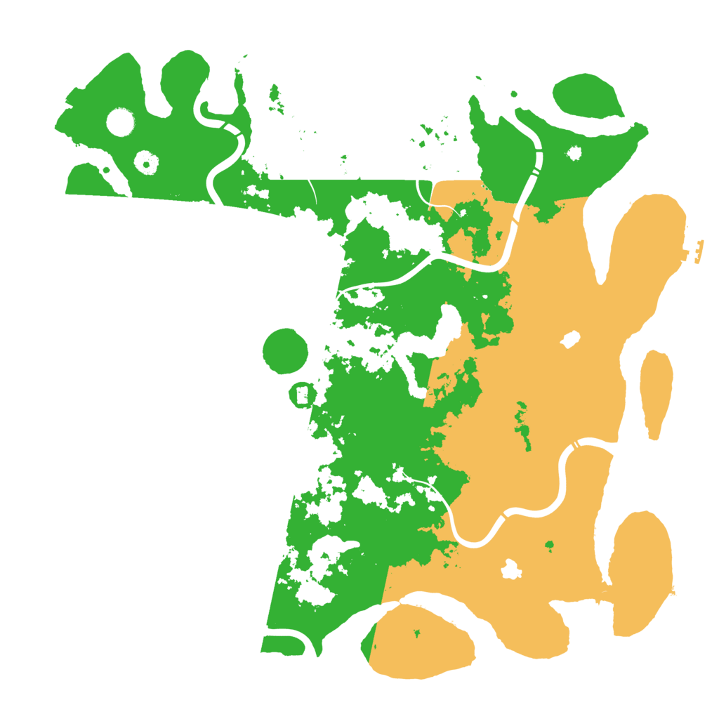 Biome Rust Map: Procedural Map, Size: 4500, Seed: 36780