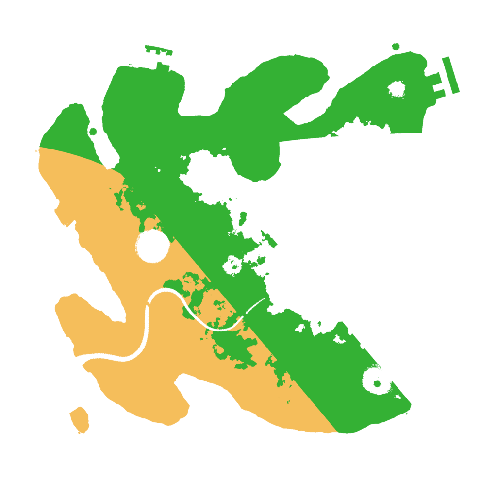 Biome Rust Map: Procedural Map, Size: 2700, Seed: 517459578