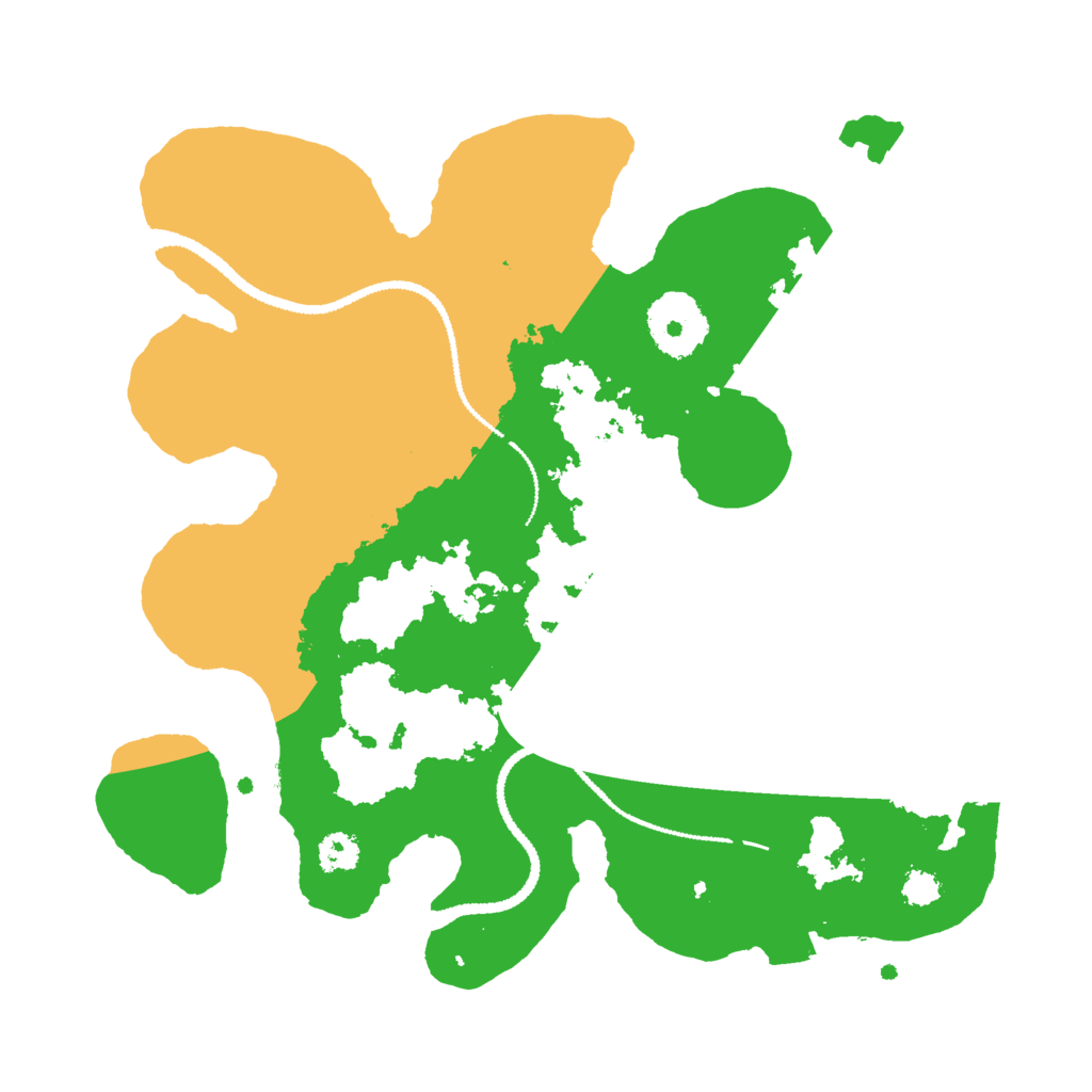 Biome Rust Map: Procedural Map, Size: 2700, Seed: 1420