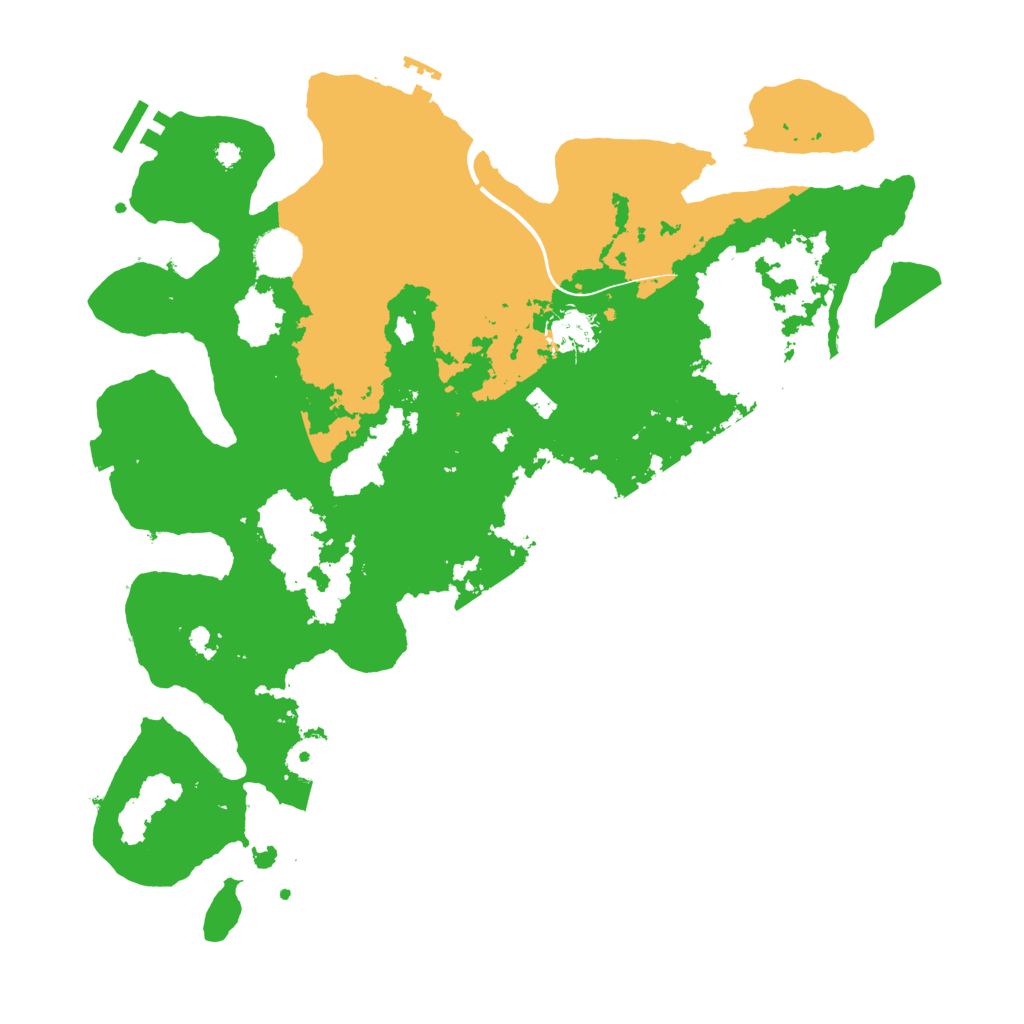Biome Rust Map: Procedural Map, Size: 3750, Seed: 4519