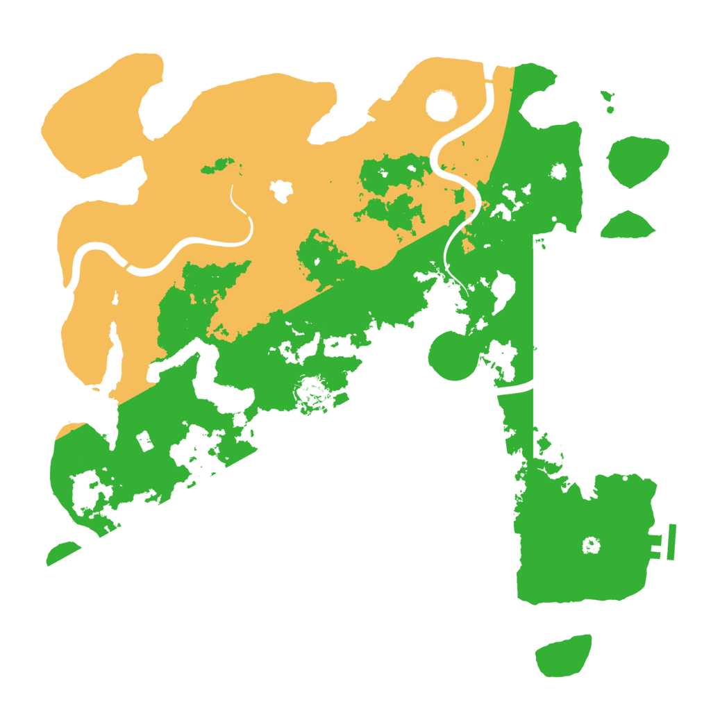 Biome Rust Map: Procedural Map, Size: 4000, Seed: 89475