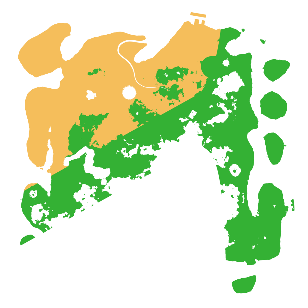 Biome Rust Map: Procedural Map, Size: 4000, Seed: 89475