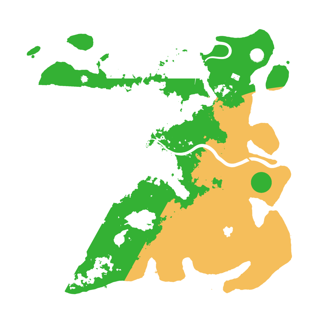 Biome Rust Map: Procedural Map, Size: 4000, Seed: 7890613