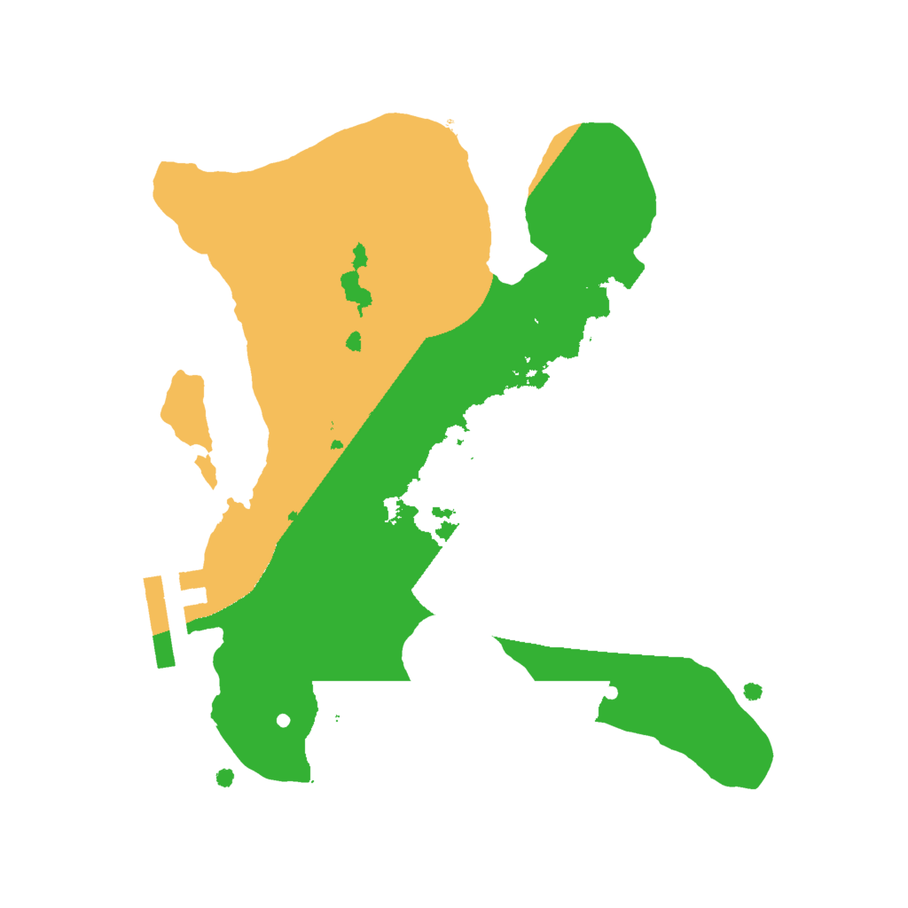 Biome Rust Map: Procedural Map, Size: 2000, Seed: 75234234