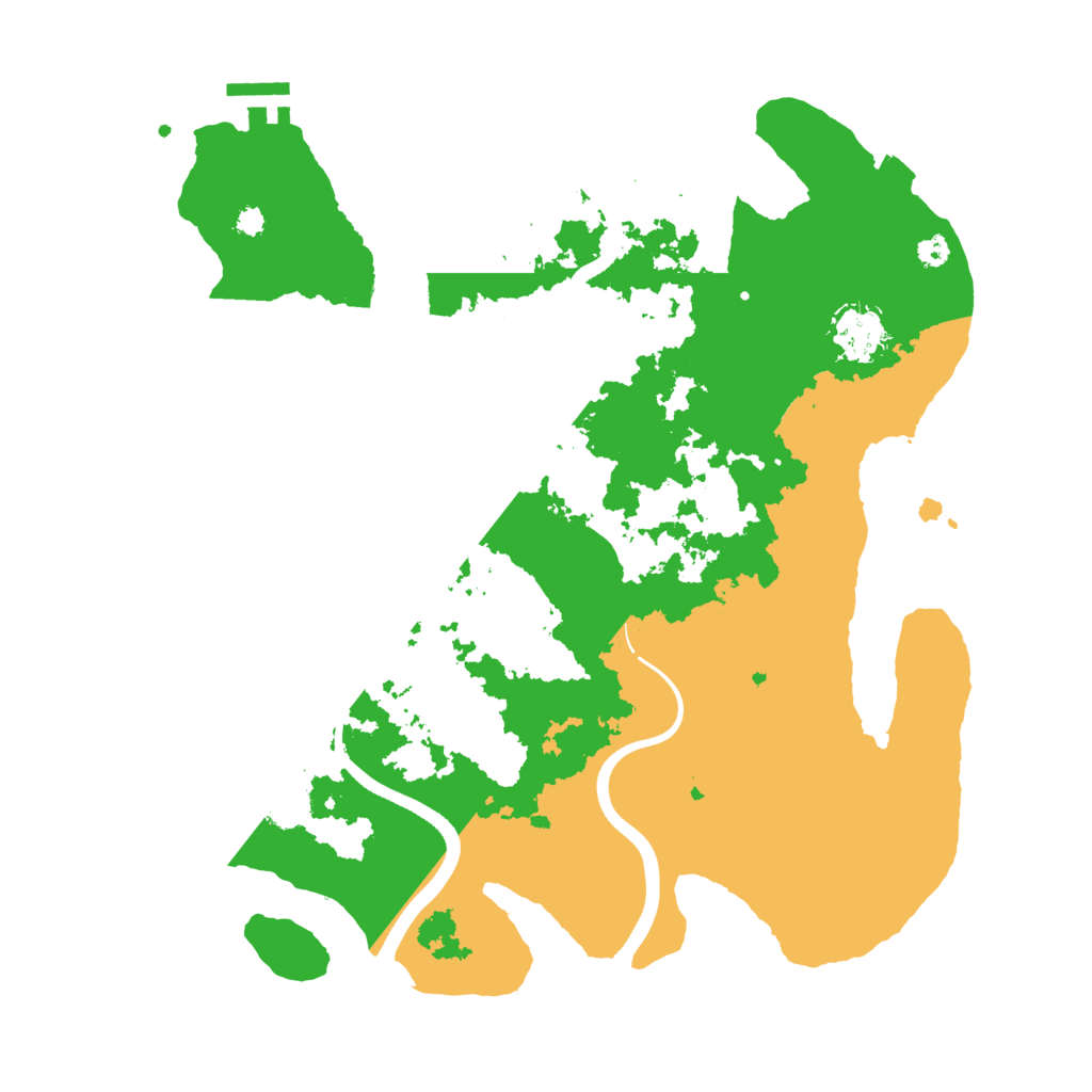 Biome Rust Map: Procedural Map, Size: 3500, Seed: 906079328