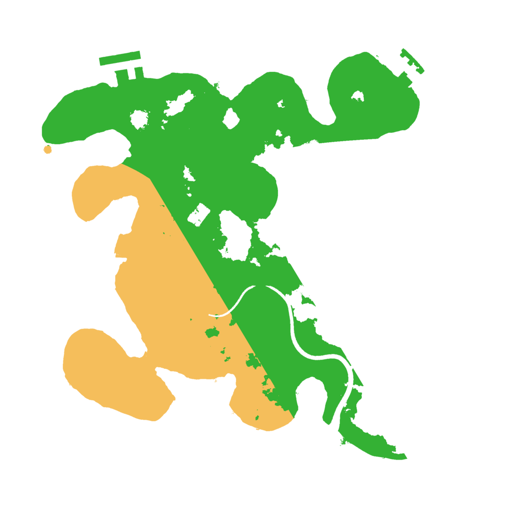 Biome Rust Map: Procedural Map, Size: 2500, Seed: 1252167533