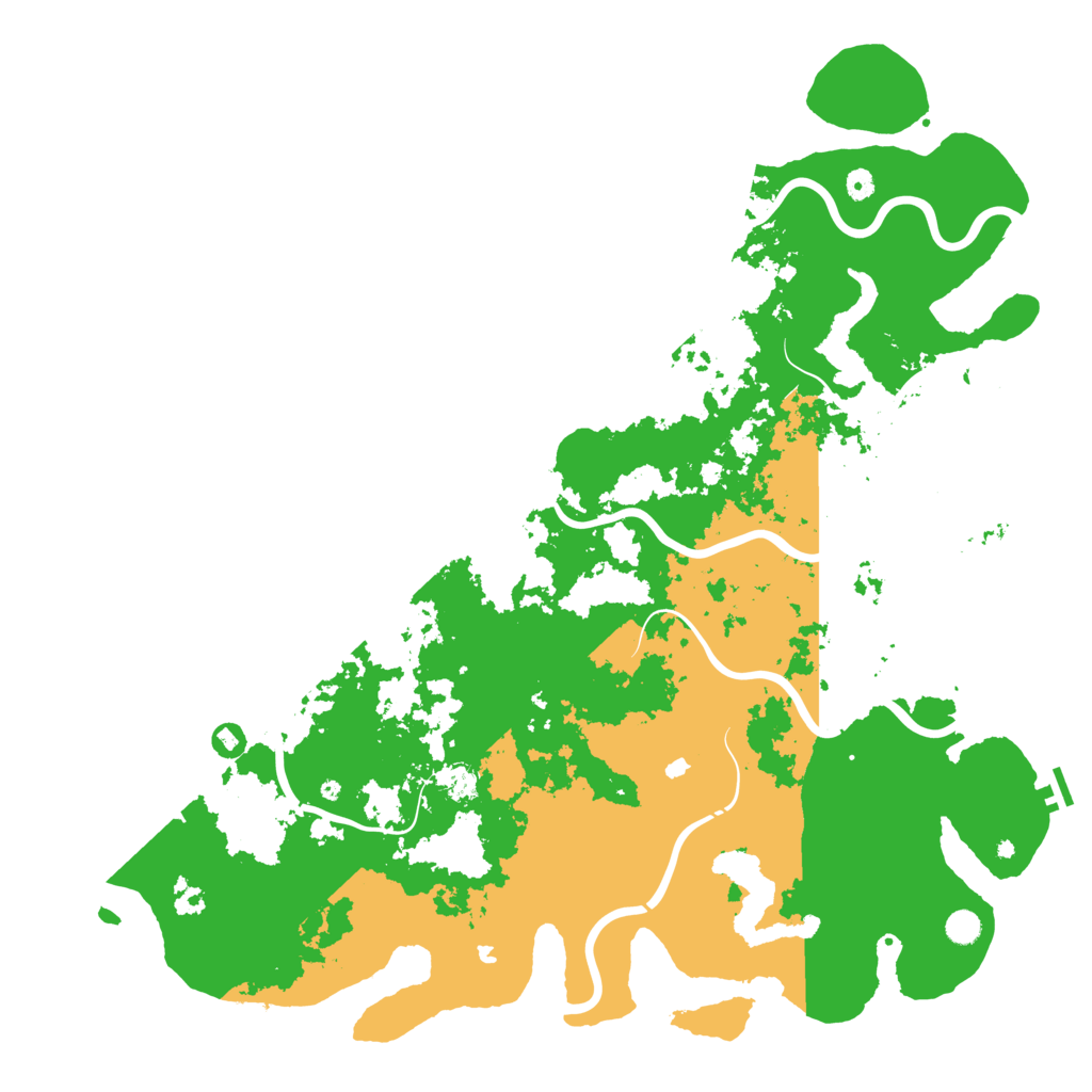 Biome Rust Map: Procedural Map, Size: 5500, Seed: 104858989