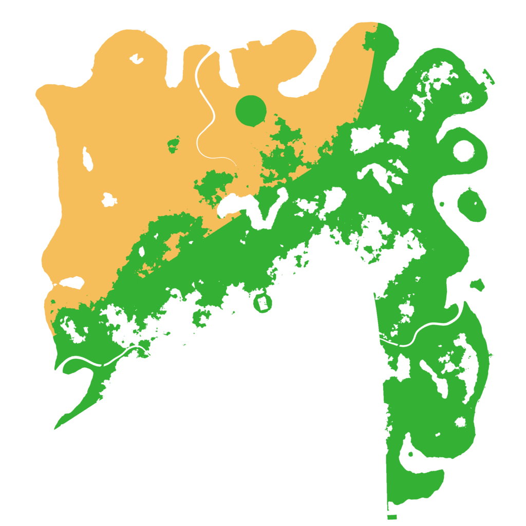Biome Rust Map: Procedural Map, Size: 4500, Seed: 489705874