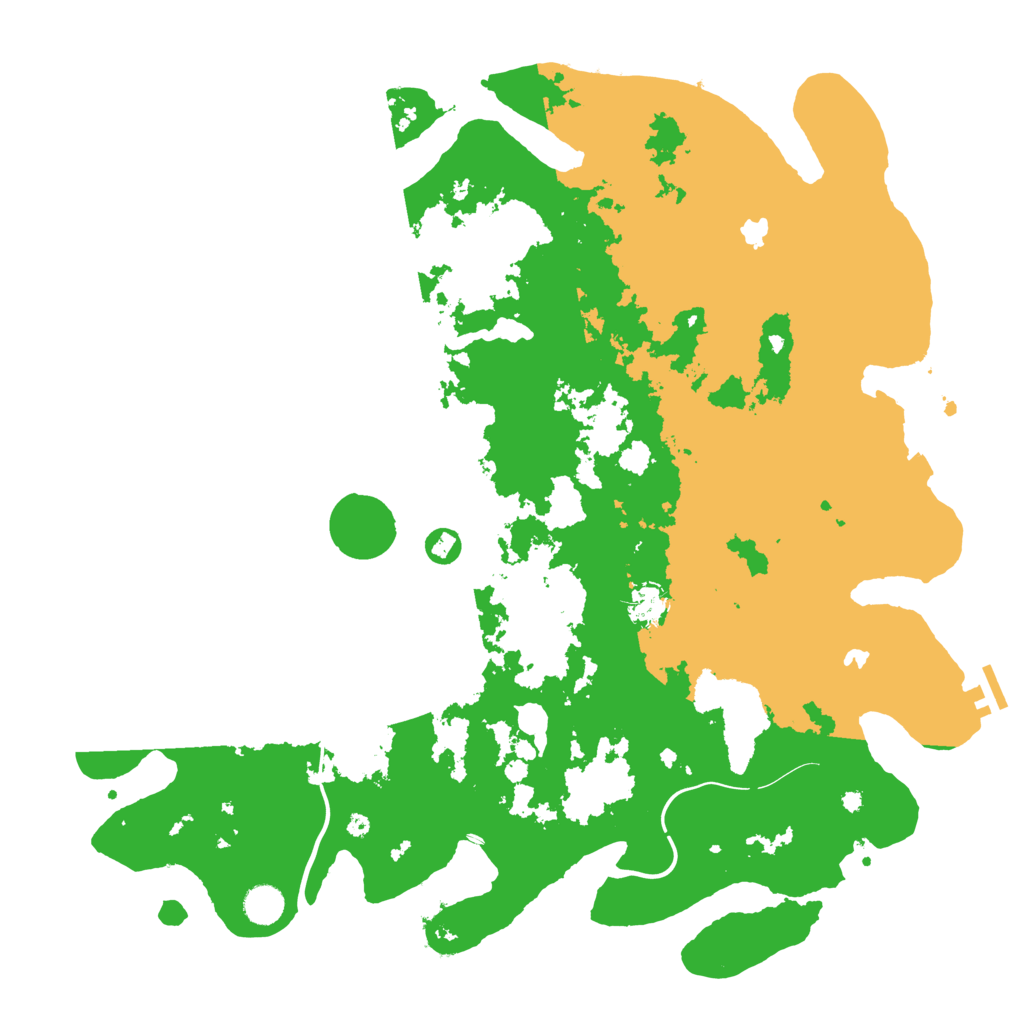 Biome Rust Map: Procedural Map, Size: 4500, Seed: 490139678