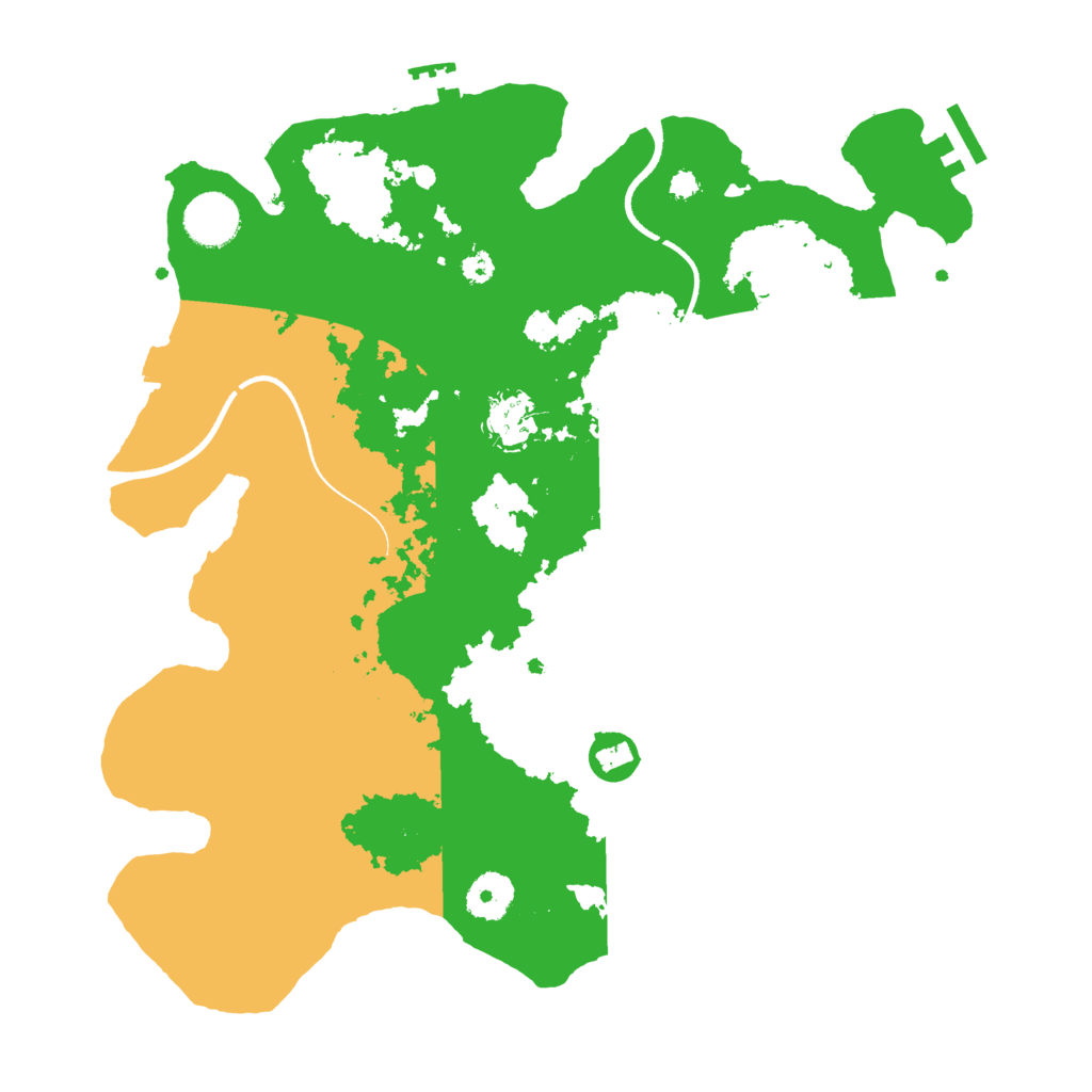 Biome Rust Map: Procedural Map, Size: 3500, Seed: 702895389