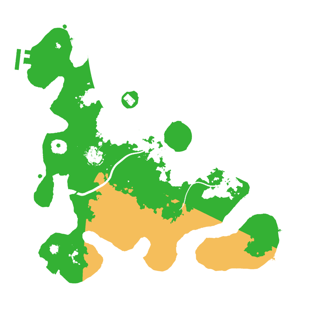 Biome Rust Map: Procedural Map, Size: 3000, Seed: 2465197