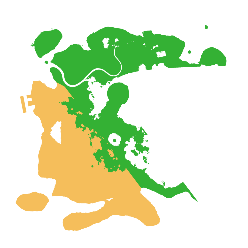Biome Rust Map: Procedural Map, Size: 3000, Seed: 2939084