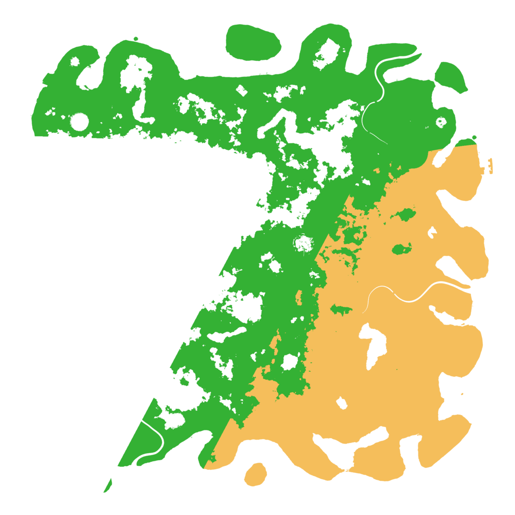 Biome Rust Map: Procedural Map, Size: 5000, Seed: 721518244