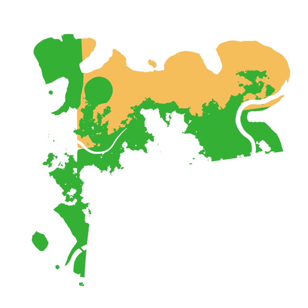 Biome Rust Map: Procedural Map, Size: 3003, Seed: 50000