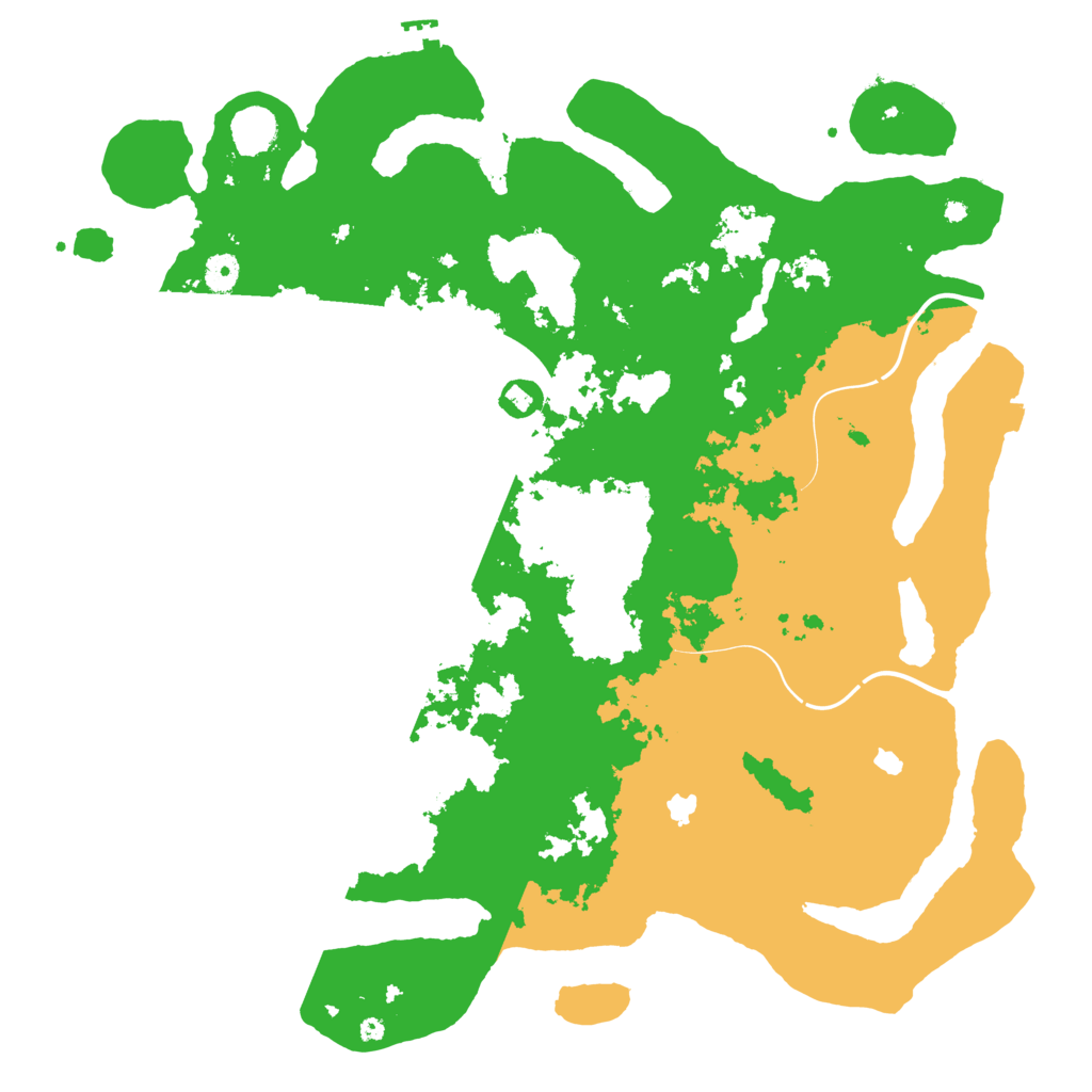 Biome Rust Map: Procedural Map, Size: 4500, Seed: 532221873