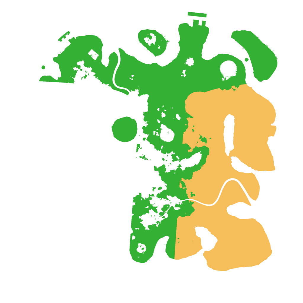 Biome Rust Map: Procedural Map, Size: 3250, Seed: 854789176