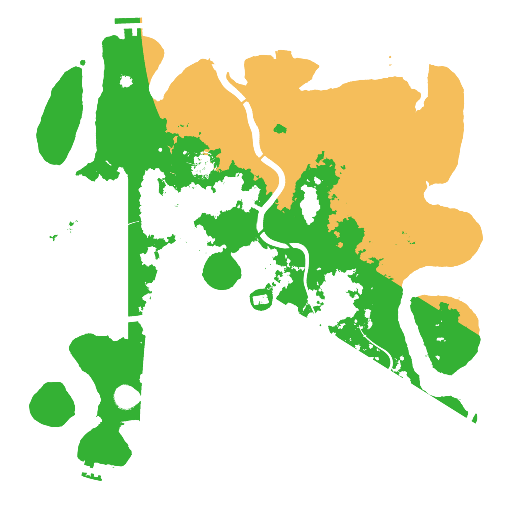 Biome Rust Map: Procedural Map, Size: 3750, Seed: 738099112