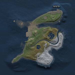 Thumbnail Rust Map: Procedural Map, Size: 1800, Seed: 234567890, 3 Monuments
