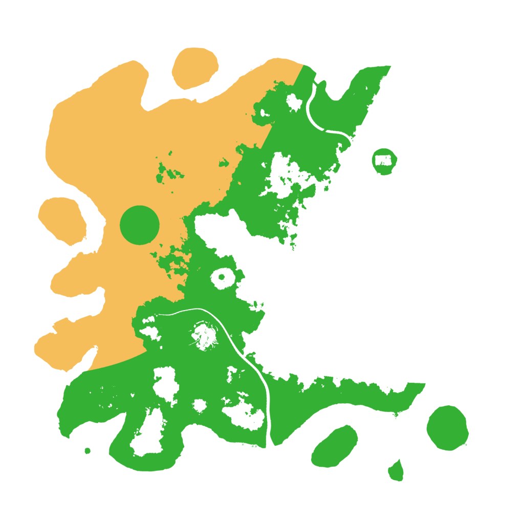 Biome Rust Map: Procedural Map, Size: 3500, Seed: 1927338474