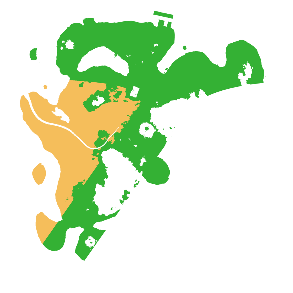 Biome Rust Map: Procedural Map, Size: 3000, Seed: 1017563472