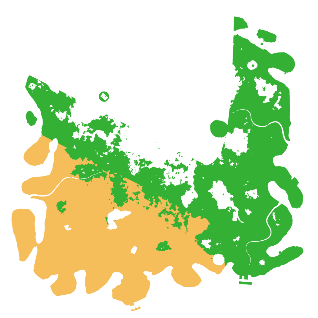Biome Rust Map: Procedural Map, Size: 5000, Seed: 774244