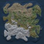 Thumbnail Rust Map: Procedural Map, Size: 3800, Seed: 42025, 16 Monuments