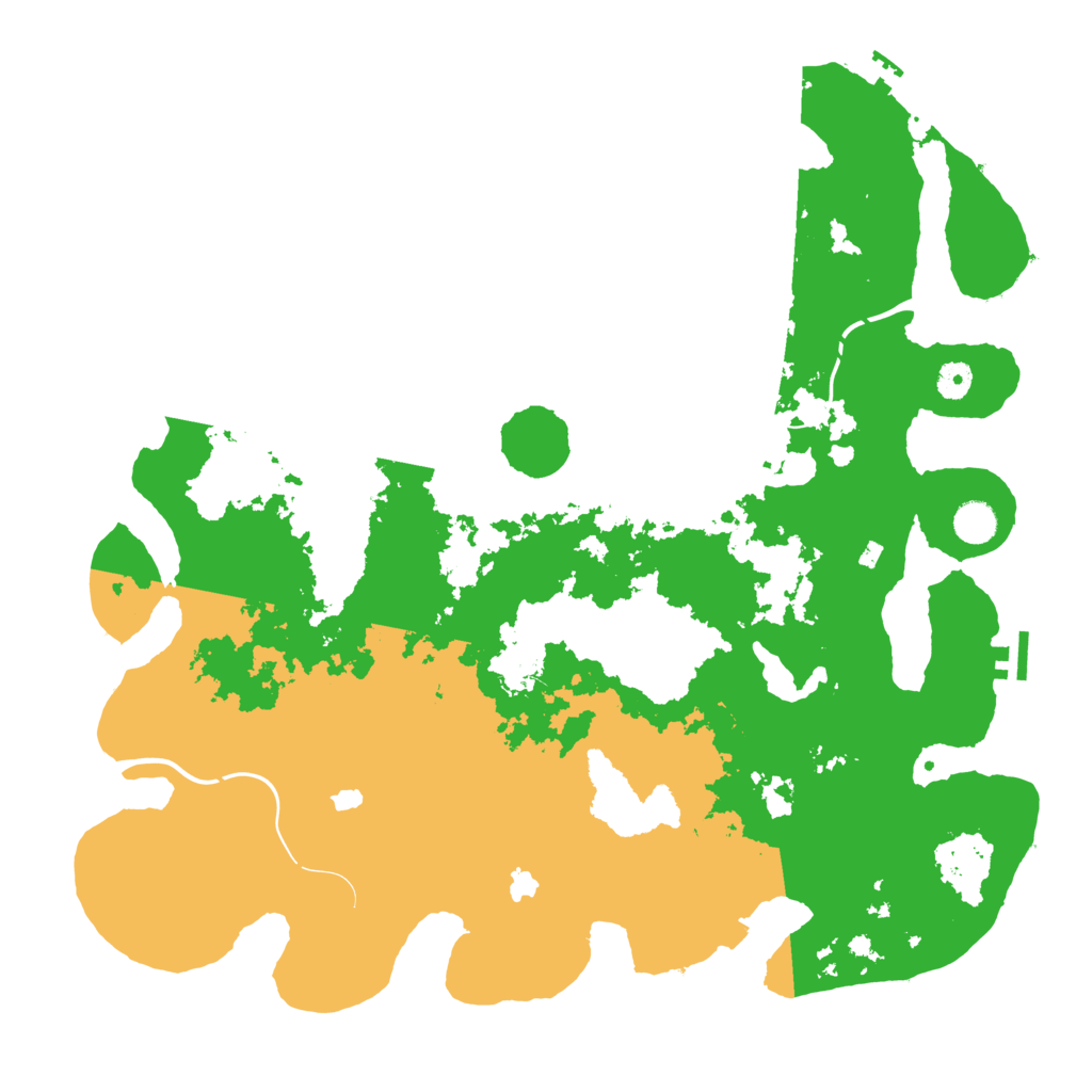 Biome Rust Map: Procedural Map, Size: 4500, Seed: 456746