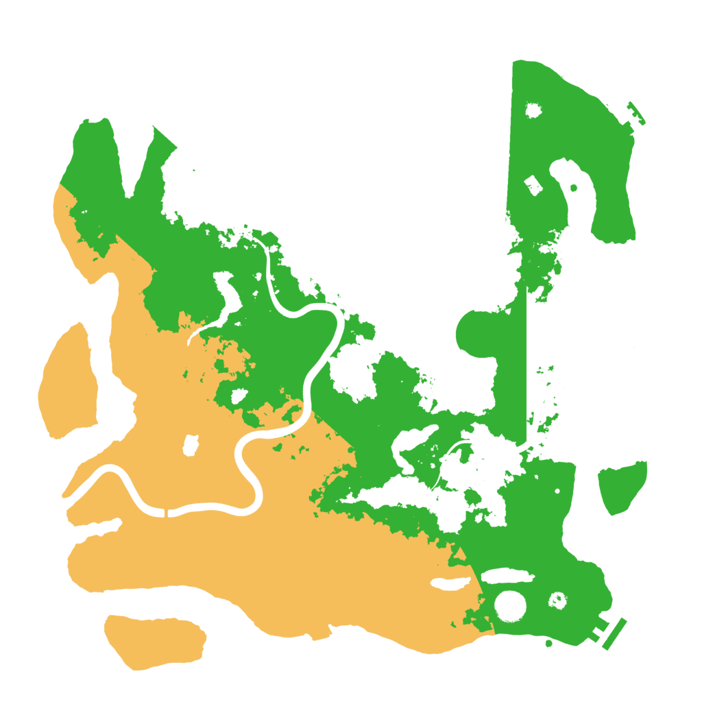 Biome Rust Map: Procedural Map, Size: 4000, Seed: 220919520