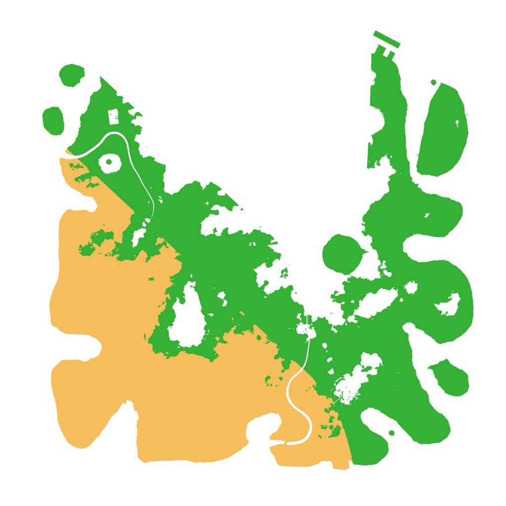 Biome Rust Map: Procedural Map, Size: 3600, Seed: 567920