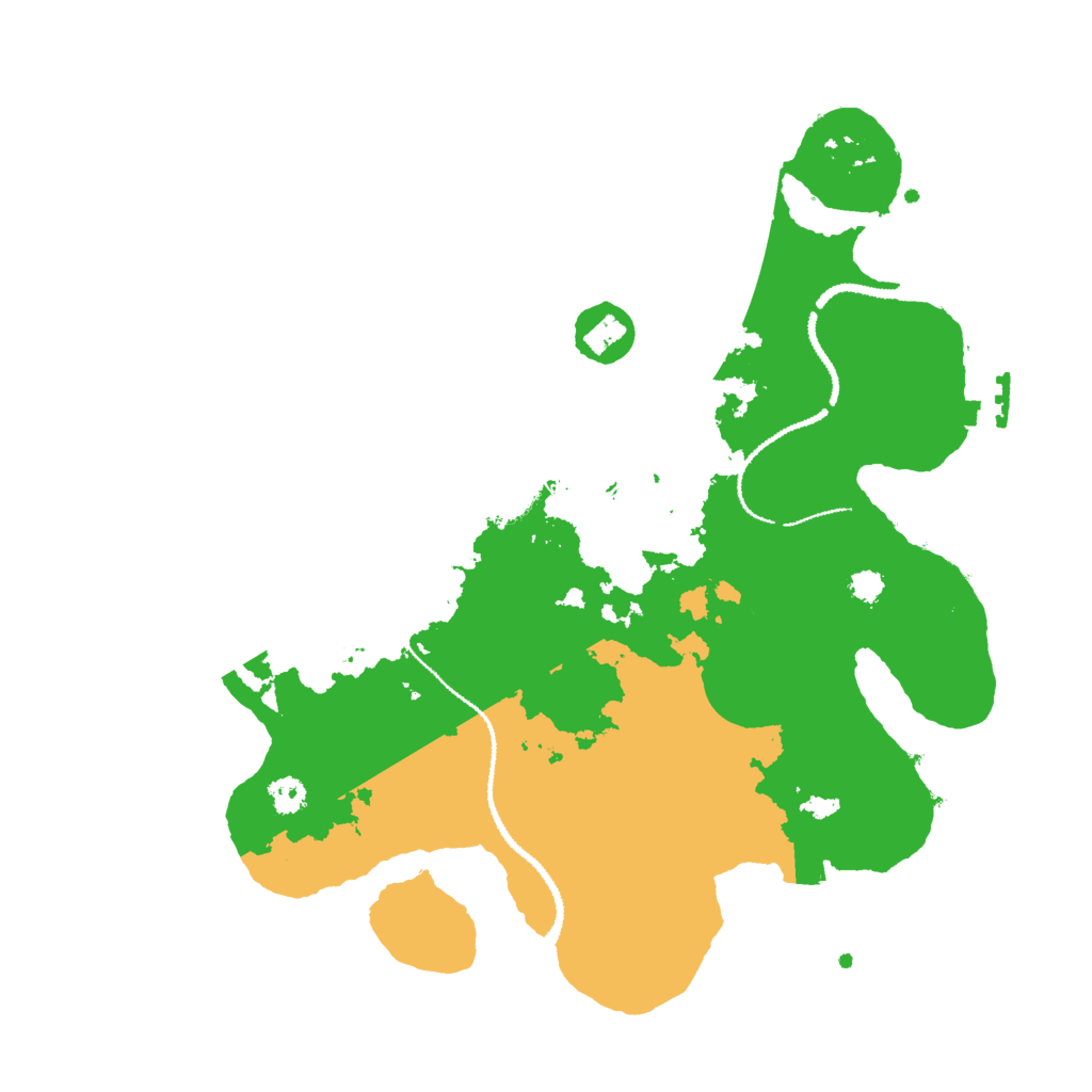 Biome Rust Map: Procedural Map, Size: 3000, Seed: 1171294302
