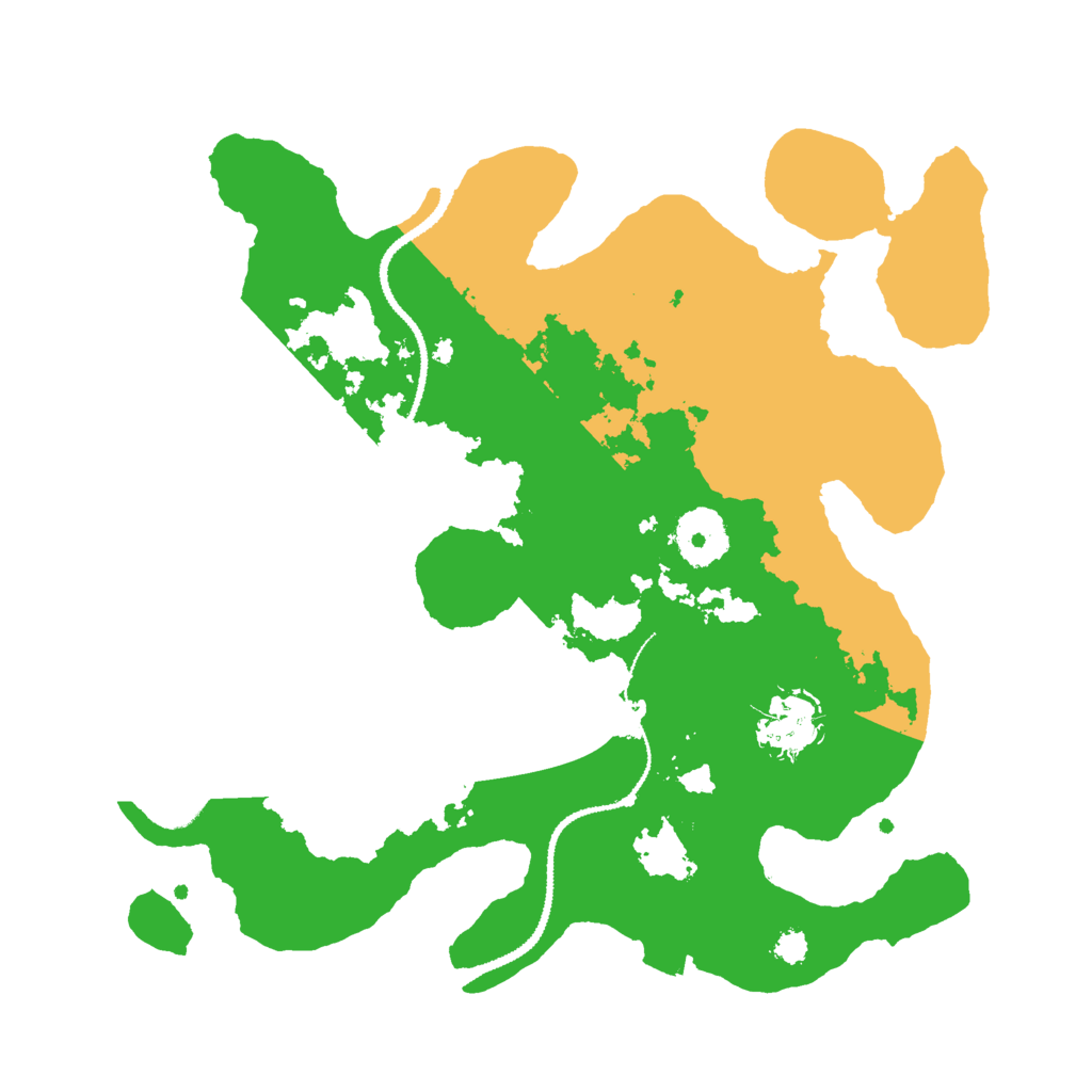 Biome Rust Map: Procedural Map, Size: 3000, Seed: 5926