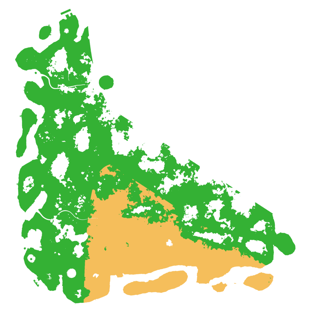 Biome Rust Map: Procedural Map, Size: 6000, Seed: 32276