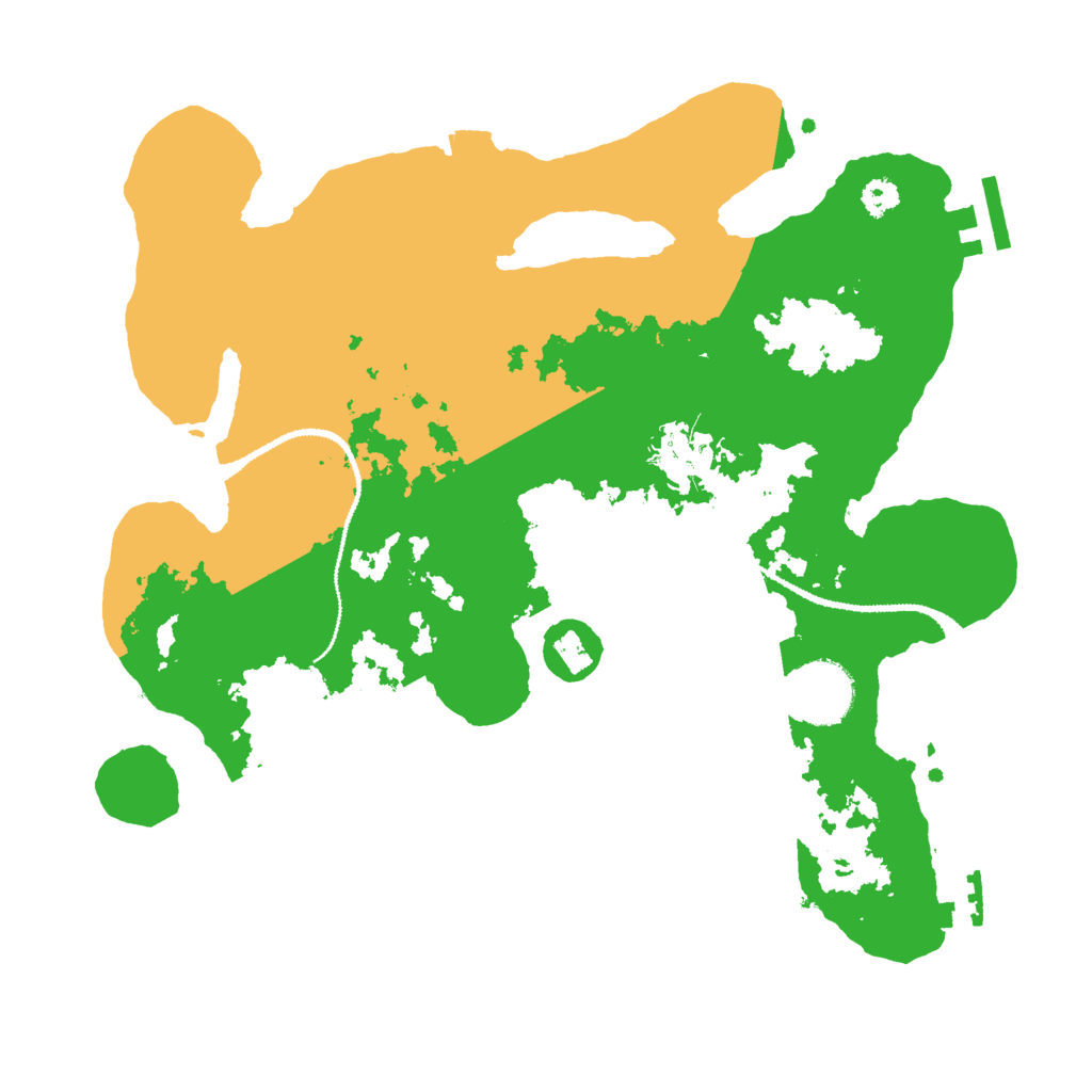 Biome Rust Map: Procedural Map, Size: 3000, Seed: 89475