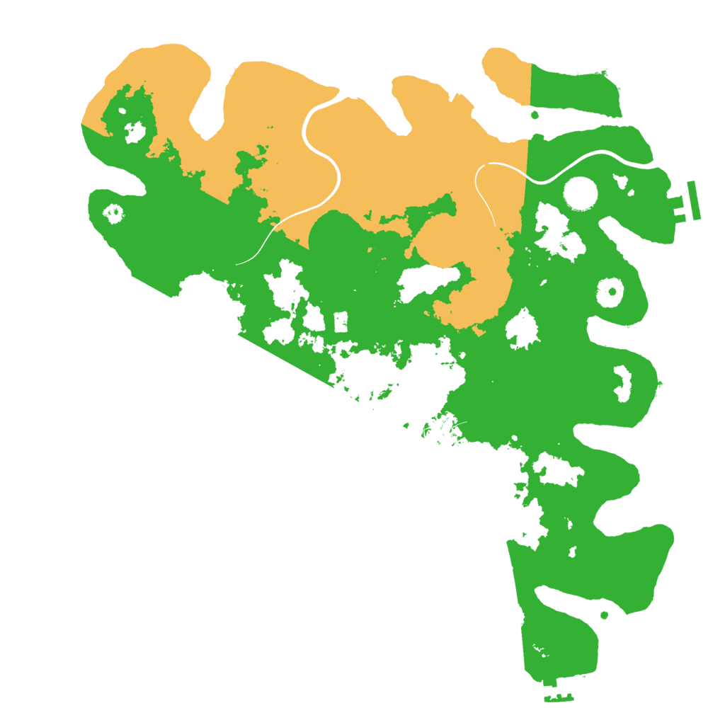 Biome Rust Map: Procedural Map, Size: 3750, Seed: 35000