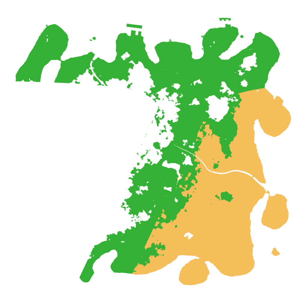 Biome Rust Map: Procedural Map, Size: 4000, Seed: 963141518