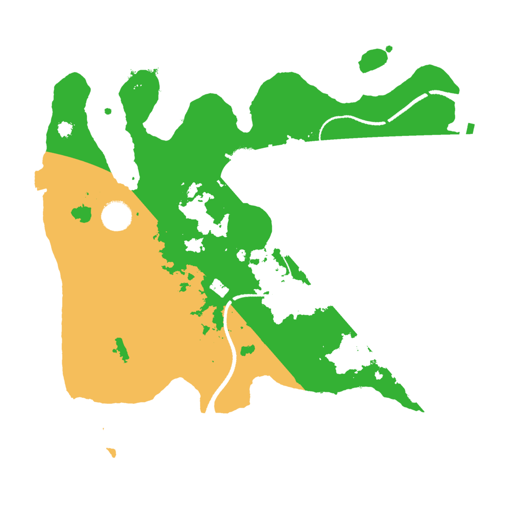 Biome Rust Map: Procedural Map, Size: 3000, Seed: 3769
