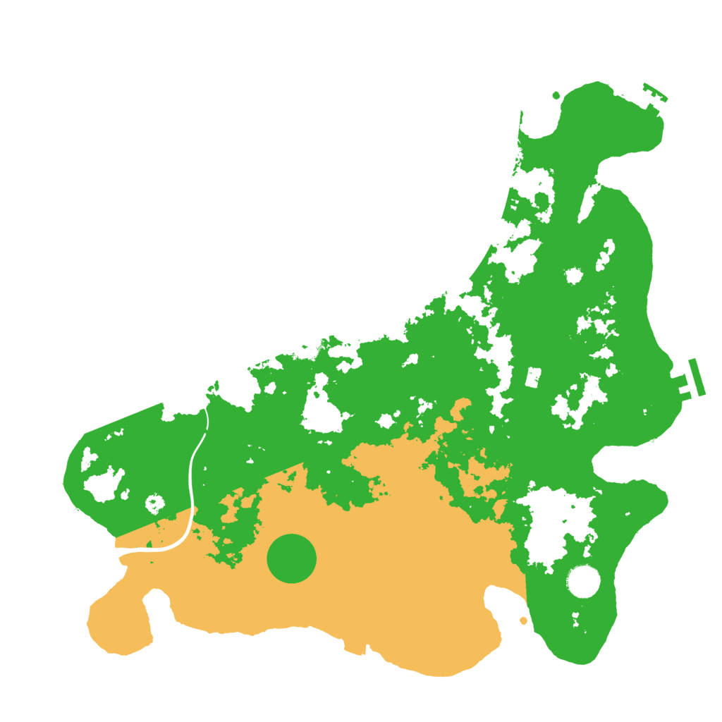 Biome Rust Map: Procedural Map, Size: 3850, Seed: 754145973