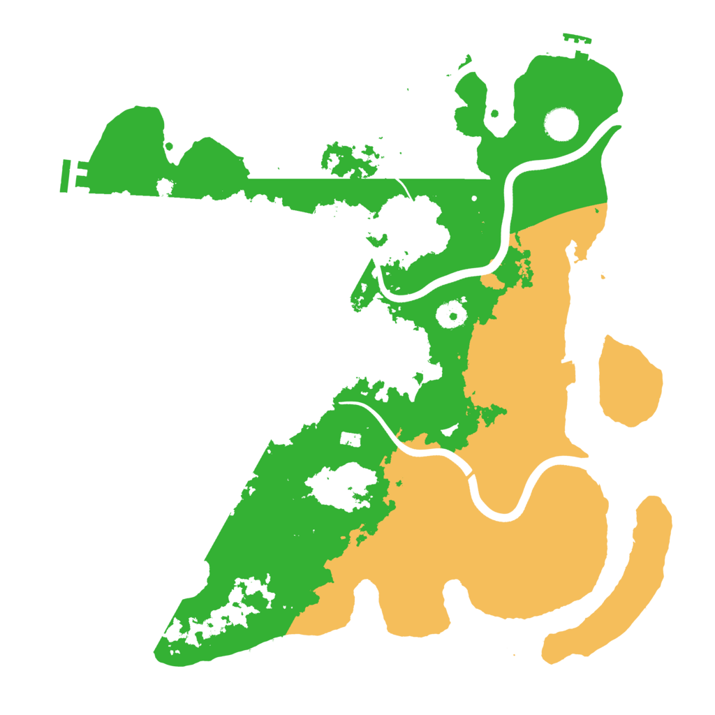 Biome Rust Map: Procedural Map, Size: 3750, Seed: 7890613