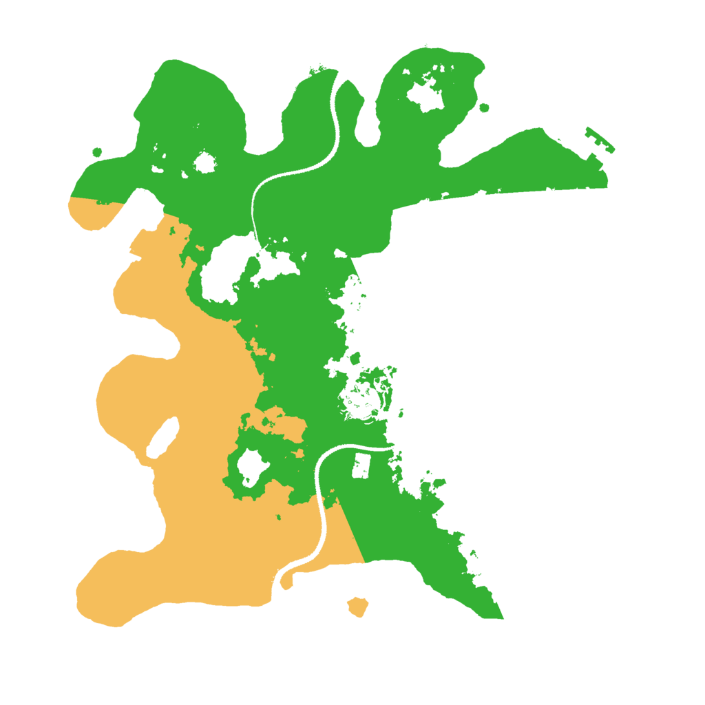 Biome Rust Map: Procedural Map, Size: 3000, Seed: 26963